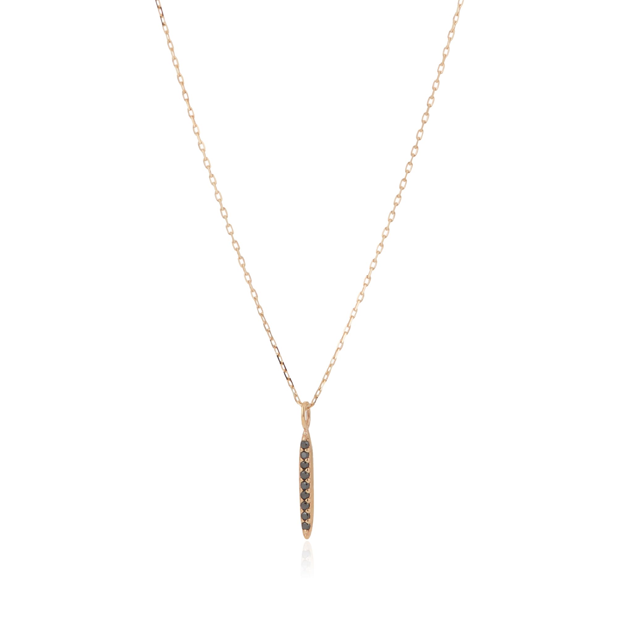 

K10 diamond necklace 3023311603410999 [Nojes] чорний