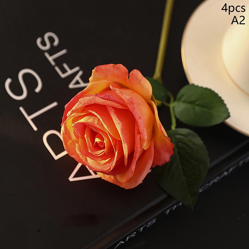 

Искусственные розы, разноцветные шелковые искусственные розы, букеты цветов на День святого Валентина, украшения для свадебной вечеринки