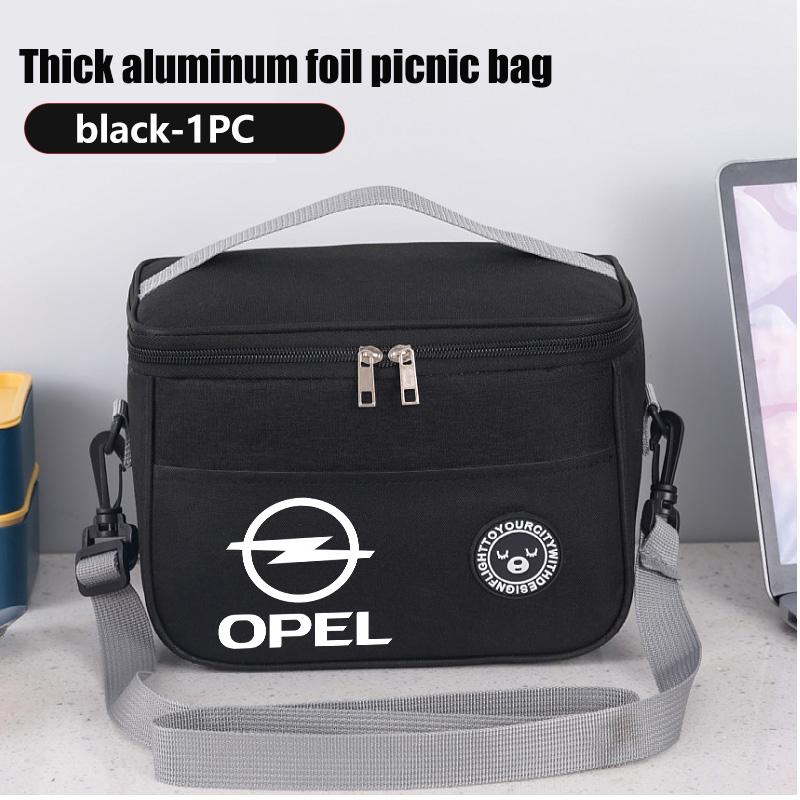 Insulated Lunch Bag Bento Pack Aluminum Foil Rice Bag Meal Pack For Opel ADAM ASTRA J K CORSA E INSIGNIA MOKKA VIVA Meriva