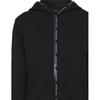Moncler SS23 Letter Collar Logo Print Zipper Long Sleeve Sweatshirt Men Sweatshirt Black I10918G00039899WD999