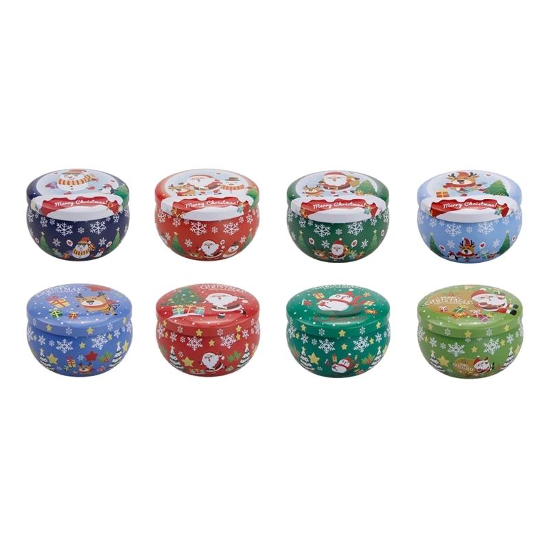 Holiday Scented Candle Long Burning 8 Hour Christmas Decoration Gift In Gift Box Natural Aromatherapies Candle