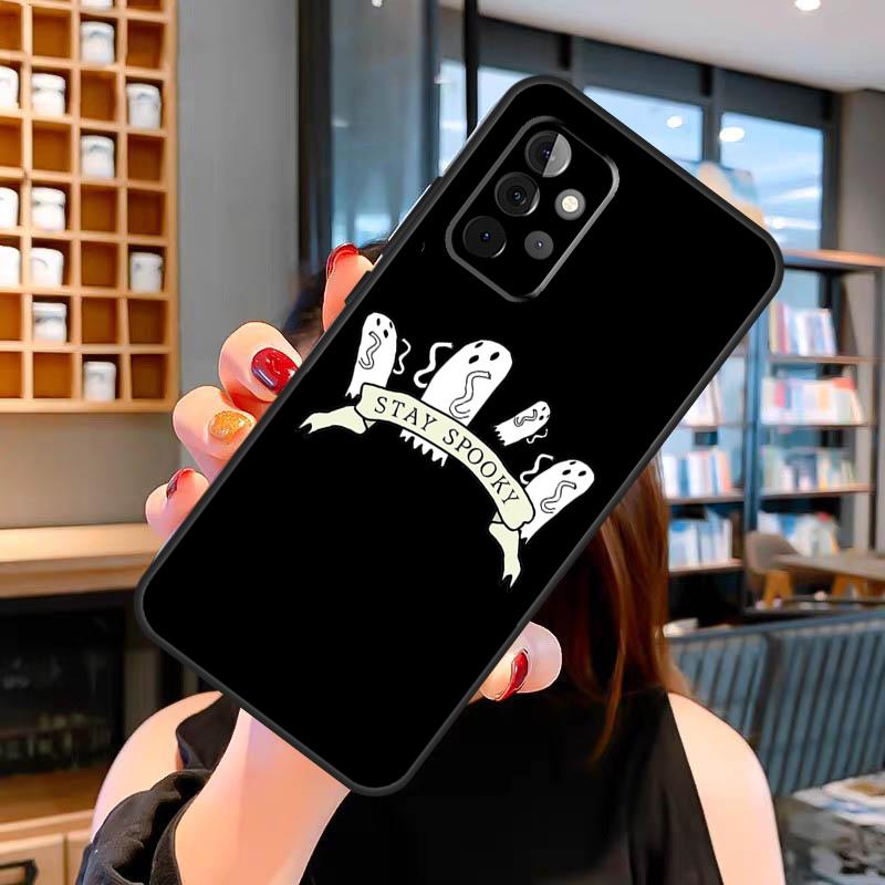 Halloween Spooky Ghost Case For Samsung Galaxy A14 A34 A54 A52S A12 A22 A32 A52 A72 A13 A33 A53 A73 A31 A51 A71