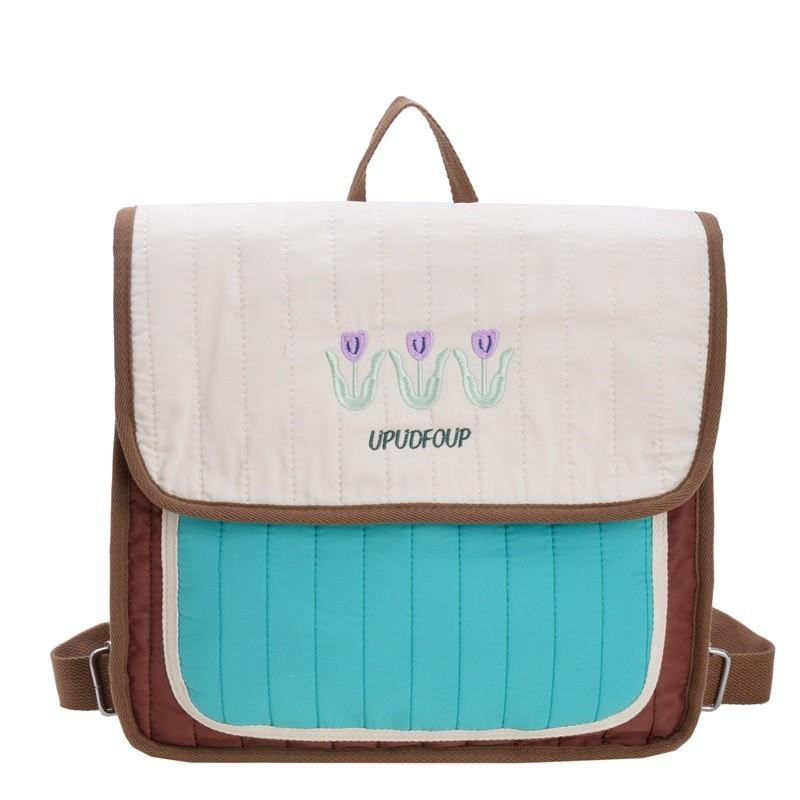 Large Capacity Stylish Colorful Striped Backpack For Kids And Parents With Modern Design