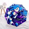 1PC Sonic the Hedgehog, Sonic Artwork Automatic Open/Close, 8-Rib Durable Frame Compact Travel Umbrella for Men & Women S1222076