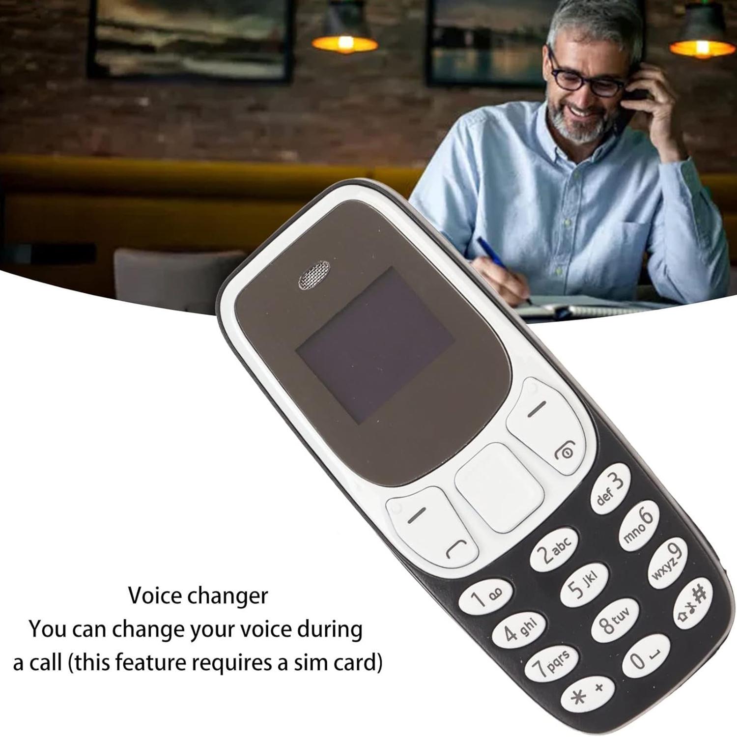 

BM10 Dual SIM 0.66-inch Mini Mobile Phone 2G GSM Cellphone with Ear Hook Yellow