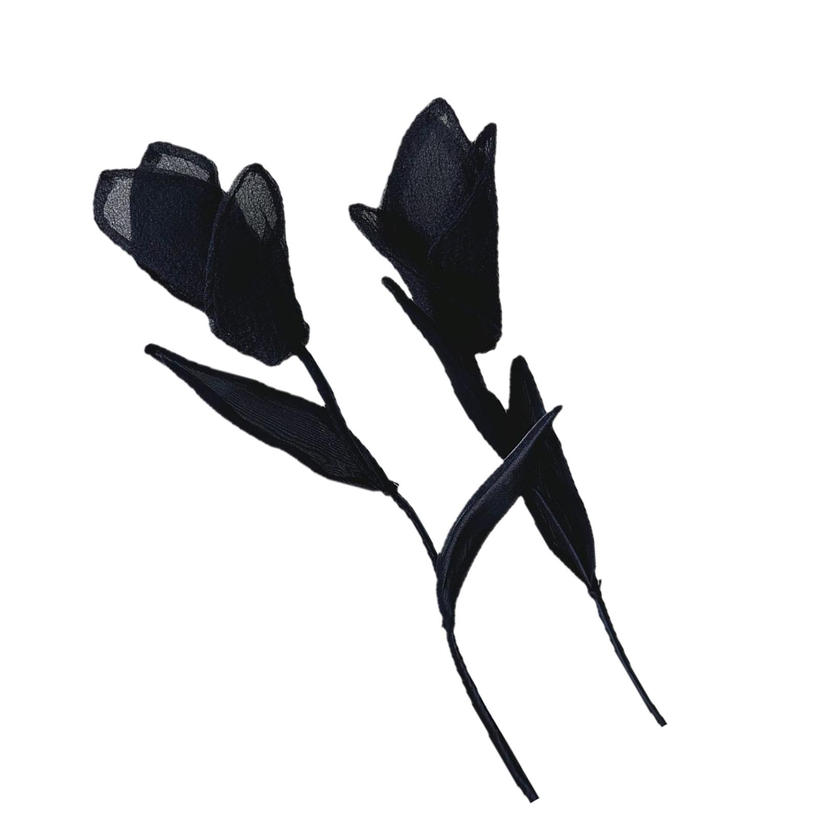 

3D Fabric Flower Appliques Handmade Clothing Accessories Sweater Dress Sewing on Flower for Crafting Formal Costume