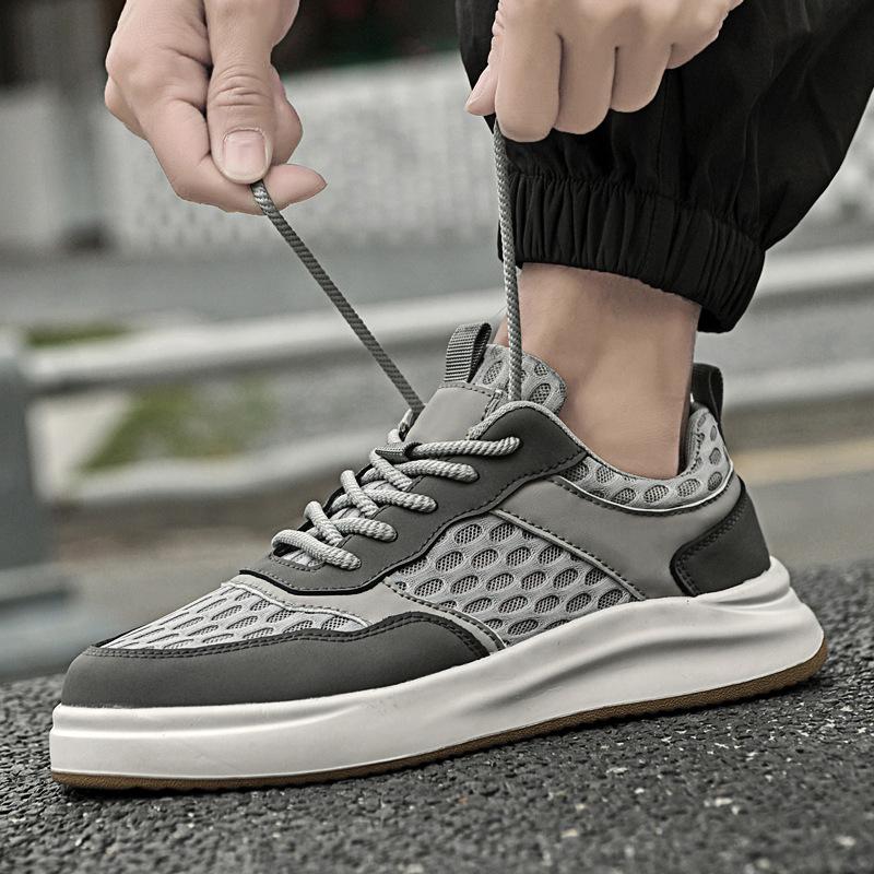 Men's Shoes Men's Breathable Mesh Mesh Shoes Running Mesh Cut-Out Shoes Sneakers Everyday Casual Shoes