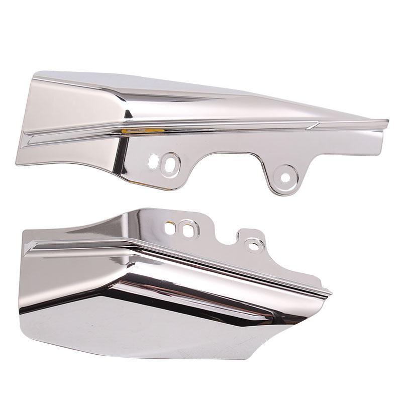 Chrome Motorcycle Mid-Frame Air Deflector For Harley Touring Street Electra Glide Road King FLHR FLHX FLTR FLHT FLHRS 2001-2008