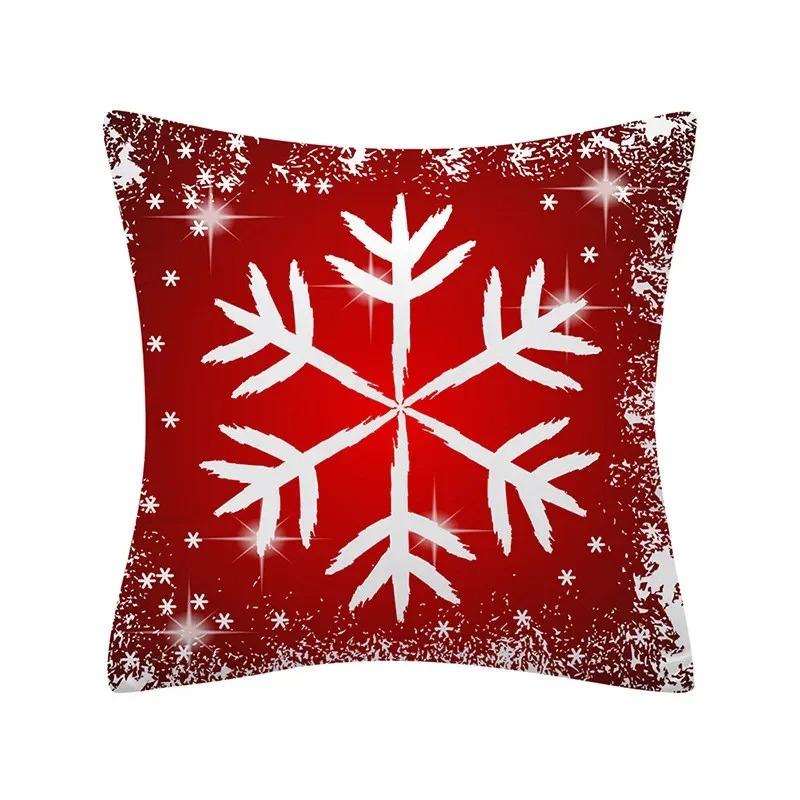 Christmas Themed Pillowcases Car Accessories Office Santa Claus Living Room Sofa Home Pillowcases