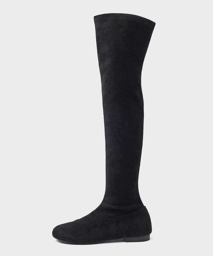 Moodnight Martha Silhouette Stretch Knee-High Boots - 2 Colors