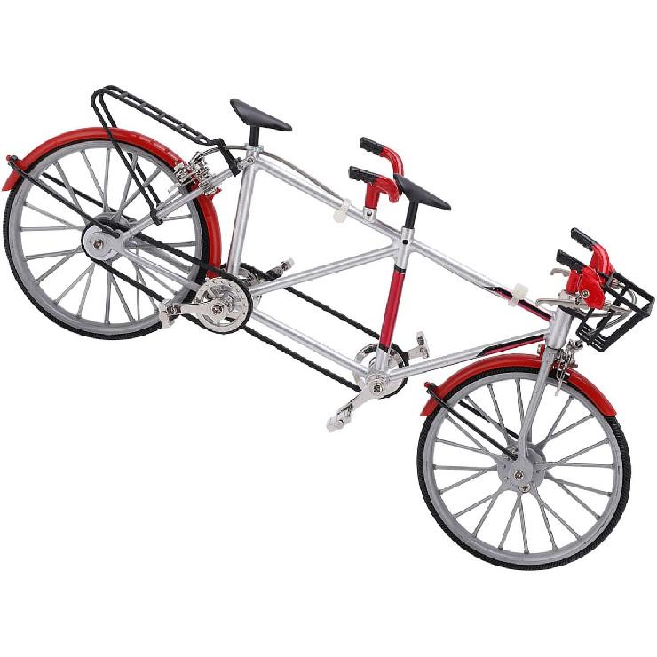 

Bike Model, Tandem Mini Model Model Ornaments Tandem Design Model Alloy Material for Office Desk Decorations for Gifts