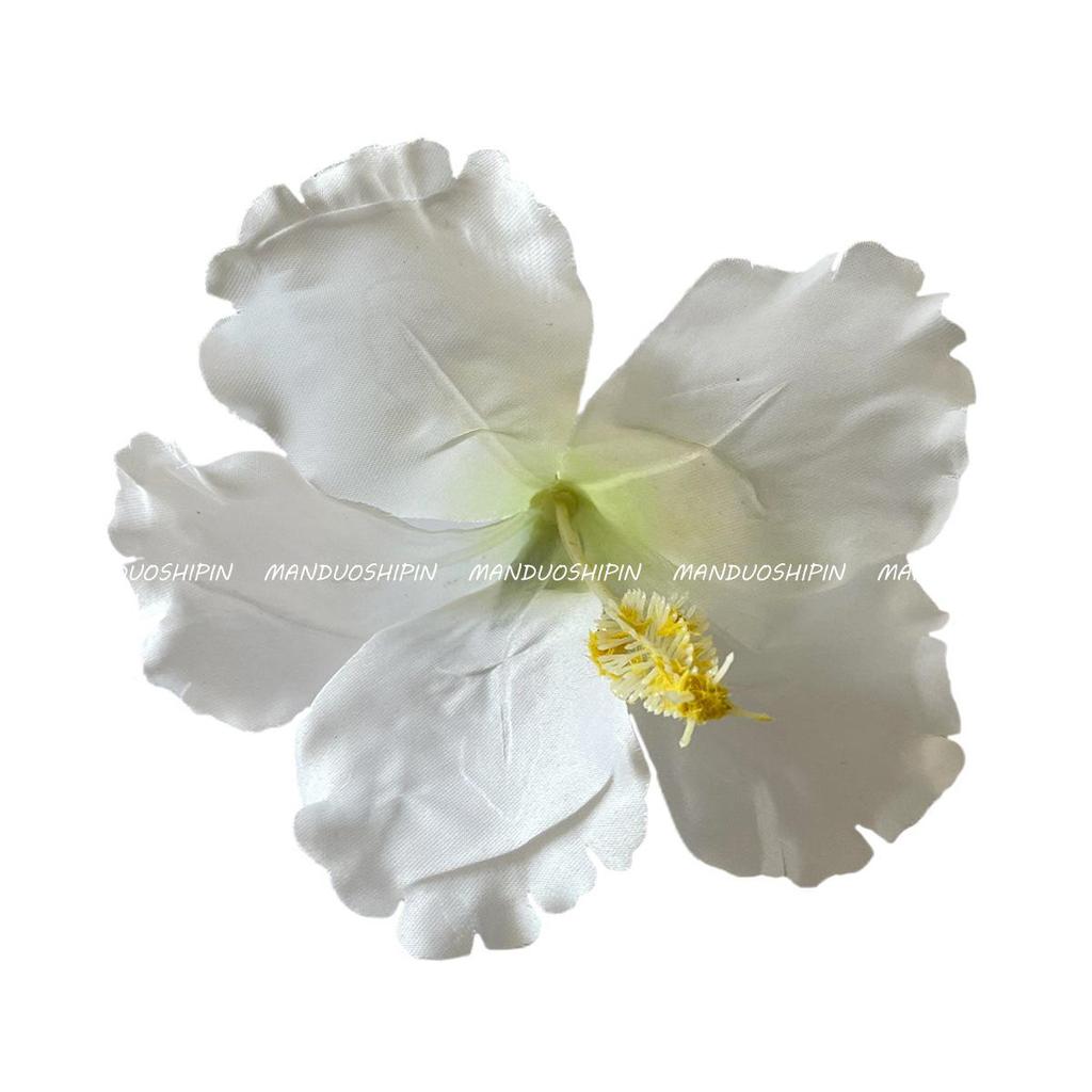 Hawajska spinka do włosów z hibiskusem - Stylowy dodatek na wakacje na plaży