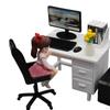 Mini Office Desk And Chair Set, Role-playing Toy, Learning Model, Creative Children's