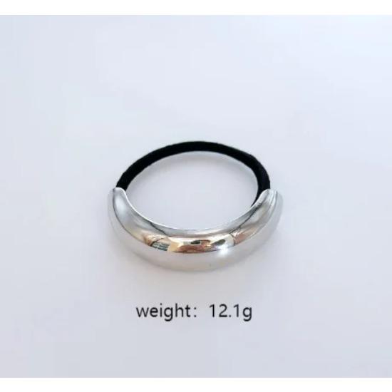 

Новая Металлическая Гладкая Эластичная Резинка для Волос Повязка на Голову Хвост Заколка для Волос Головной Убор Винтажная Мода Аксессуары для Волос