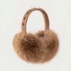 Plush Faux Fur Earmuffs Pearl Rhinestone Decor Soft Fluffy Earmuffs New Winter Ear Warmers  Outdoor