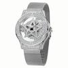 FOXBOX  Women's Watches Fashionable Large Dial Pentagram Waterproof Watch For Girls Snowflake Rotating Hollow Women's Watch