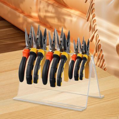Acrylic Pliers Rack Clear Modern Holds 10 Jewelry Holder