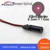 6x14mm 635nm 1mW Red Laser Module Dot Pointer with Black Housing