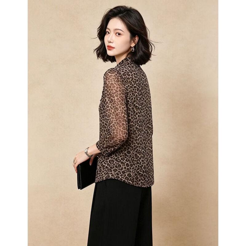 EST+II Elegantes bedrucktes Langarm-Button-Down-Hemd