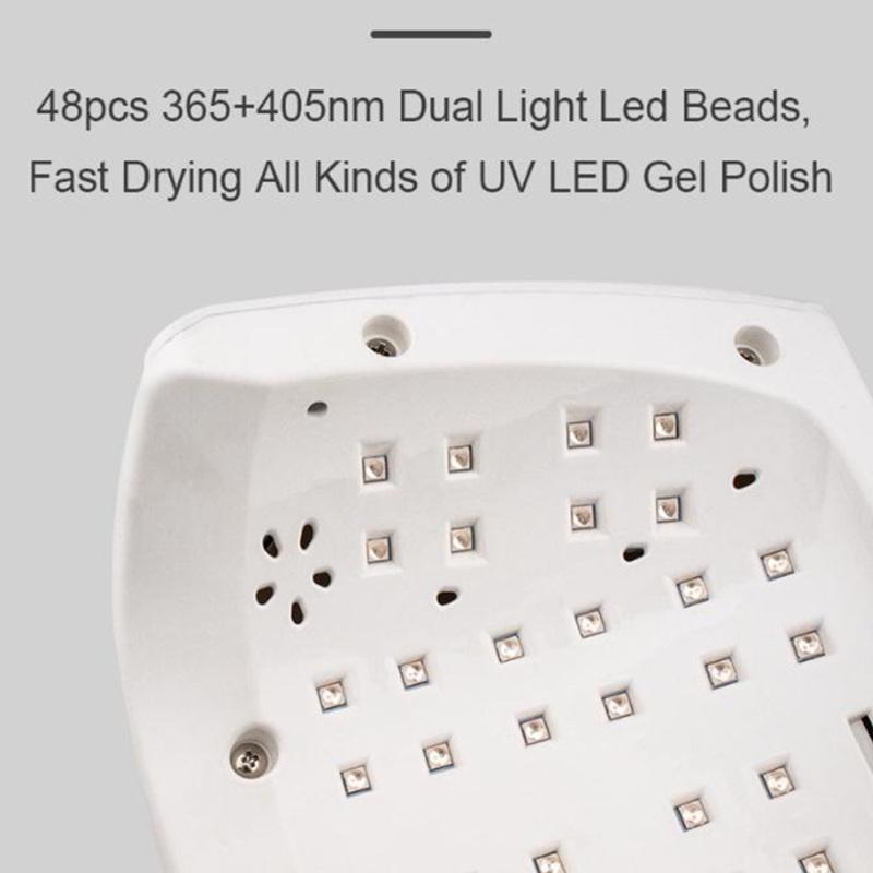Nagų Džiovintuvas UV LED Nagų Lempa Gelio Lako Kietinimo Lempa Odos Priežiūros Raudonos Šviesos Lempa Automatinis Jutiklis Manikiūras