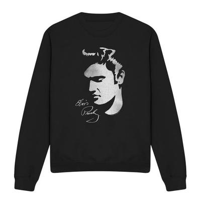 Elvis Presley Unisex Adult Simple Face Sweatshirt