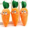 Puppy Pet Supplies Carrot Plush Chew Squeaker Sound Squeaky Toys