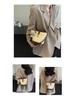 Women's 2025 High-End Commuting Crossbody Handbag - Small, Elegant Bucket Style