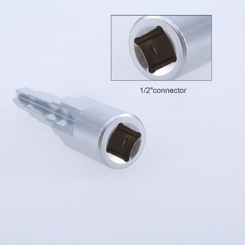 Step Wrench with Square Socket 1/2inch 5-Stage Radiators Wrench Socket Wrenches Tool Step Spanner Drive for Radiators