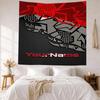 Ethnic Tribal Patterns Custom Your Name Wall Decor Tapestry Art For Pet Memorial Birthdaywedding Party Backdrop Family Gift