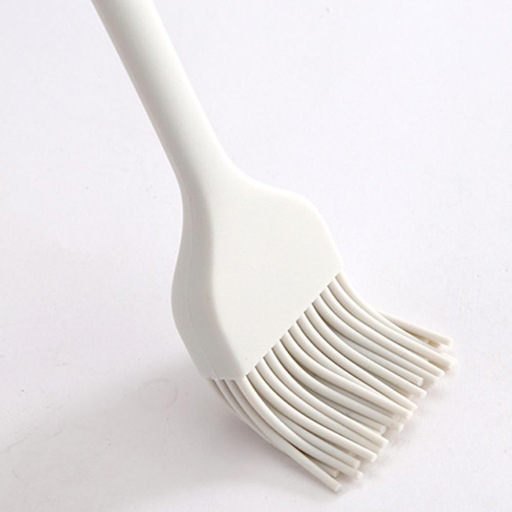 Set de 4 bucăți mini ustensile de gătit din silicon Spatulă antiaderență din silicon pentru prăjituri Agrafă pentru alimente Perie pentru ulei Seturi flexibile de ustensile de bucătărie