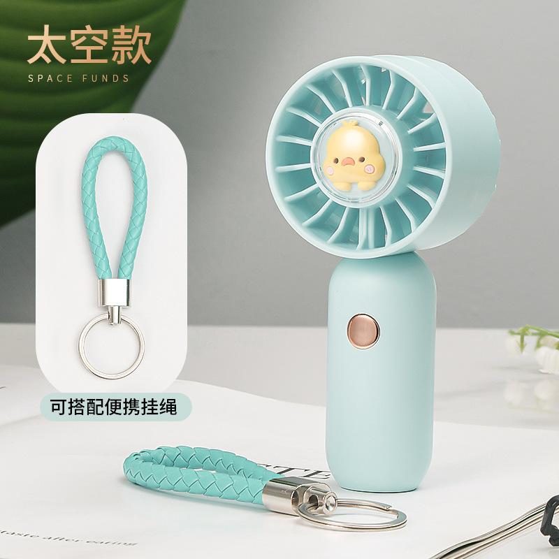 New handheld fan temu charging student strong wind turbine portable outdoor large air volume mini handheld small fan