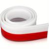 Self-Adhesive Soundproof Door Bottom Strip for Glass, Windproof and Waterproof Sealing Sticker.