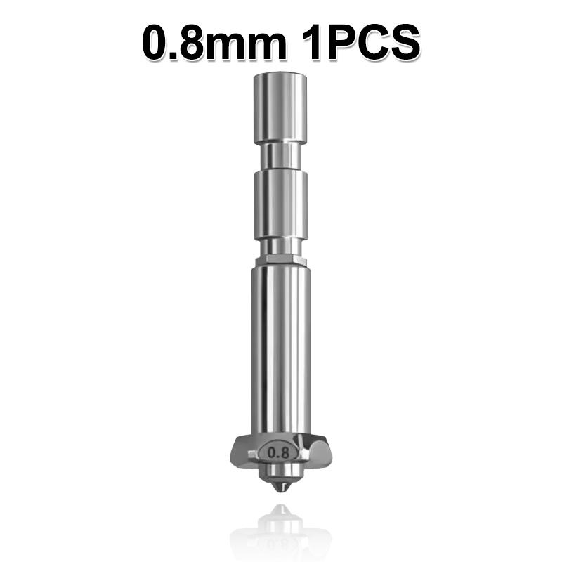 

Для Anycubic Kobra3 Max Combo Hotend Сопла Сборка Головки Принтера с соплом 0,4/0,6/0,8 мм для 3D-принтера Anycubic Аксессуары 0.8mm 1Pcs