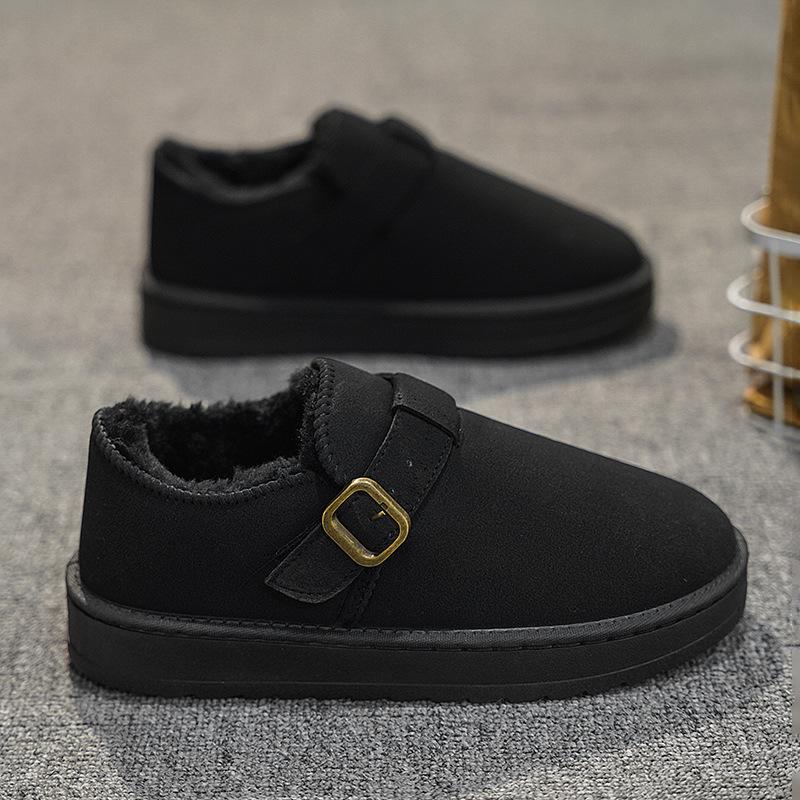 

Мужские новые зимние сапоги из меха, утепленные флисом, теплые хлопковые сапоги 41