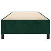 Box Spring Bed Frame Dark Green 90 x 190 cm Velvet