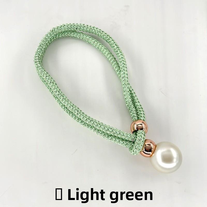 Large Pearl Curtain Binding Straps Binding RopesDecorative Tie Straps Curtain BucklesAdjustable Folding Tie Straps