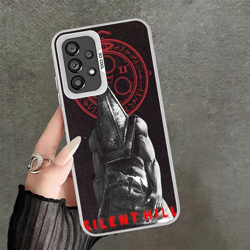 Silent Hill Horror Theme Soft Phone Case for Samsung A17 A16 A15 A14 A13 A57 A56 A55 A54 A53 A37 A36 A35 A34 A33 A26 A25 A24 A23