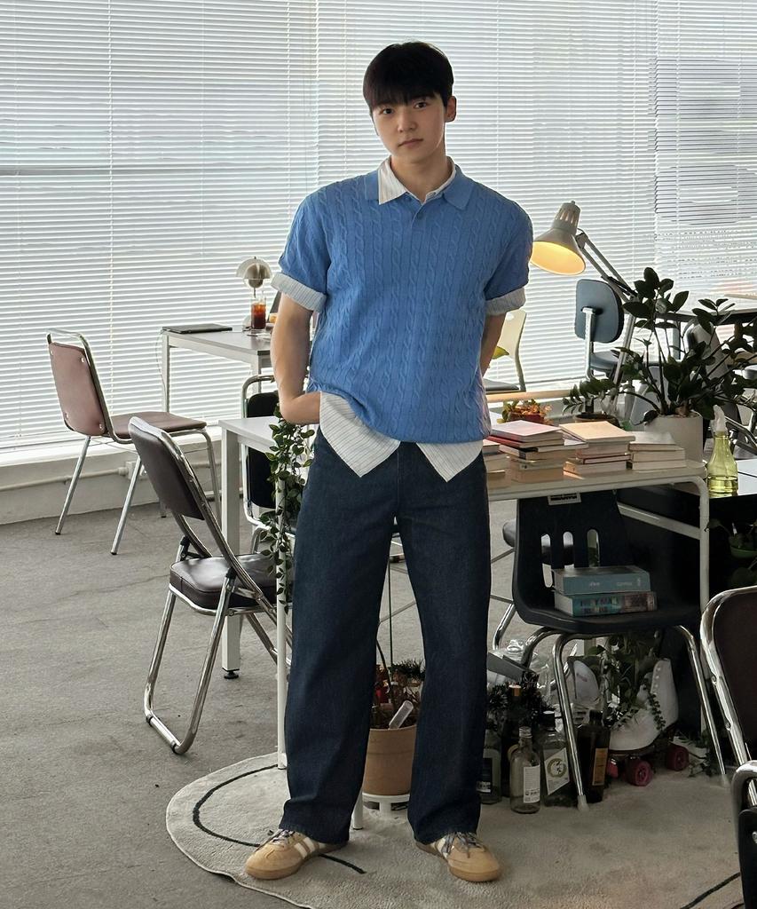 MINDBRIDGE Cable Collar Short Sleeve Knit - 3 Colors