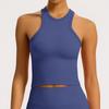 Women’s Seamless Racerback Yoga Tank Top – Belly Covering Fitness Sports Apparel