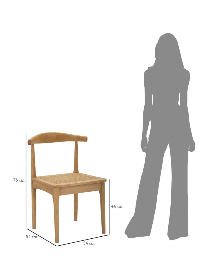 Chair Japan -A- Set 2 Pcs Cm 54X54X70