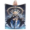 genshin impact game Accessories Blankets Soft Flannel Throw Blankets Comfortable Plush Thin Quilt