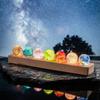 Fantasy Colorful Glass Star Ball Luminous Planet Astronomy Planets Ball Fantastic Style Home Decoration Cosmic Model Xmas Gift