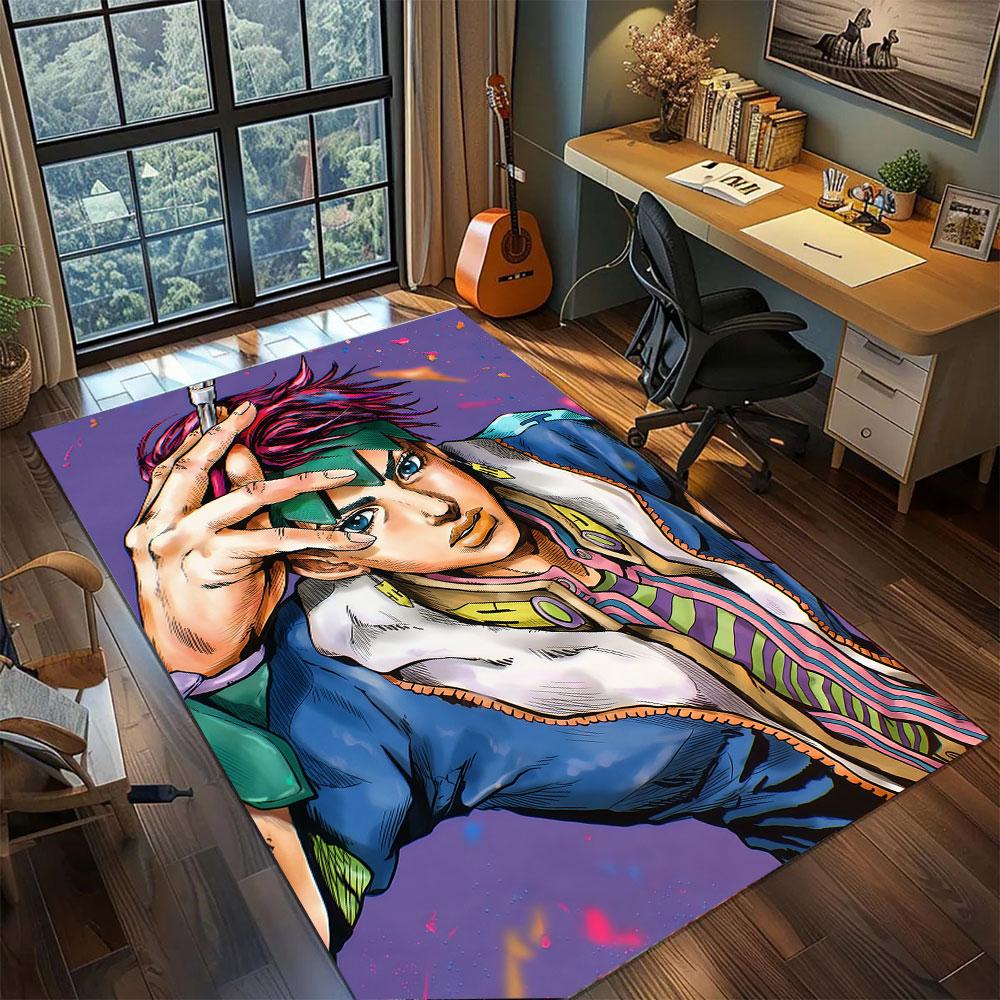 Jonathan Joestar JoJo Teppich für Wohnzimmer Schlafzimmer Heimdekoration Coole Filmmatte Spielbodenmatte