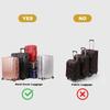 SHANOER Suitcase Handle, Telescoping Handle, Replacement Drawbar for 20-inch Suitcases, Aluminum Alloy, Silver & Black, R001#