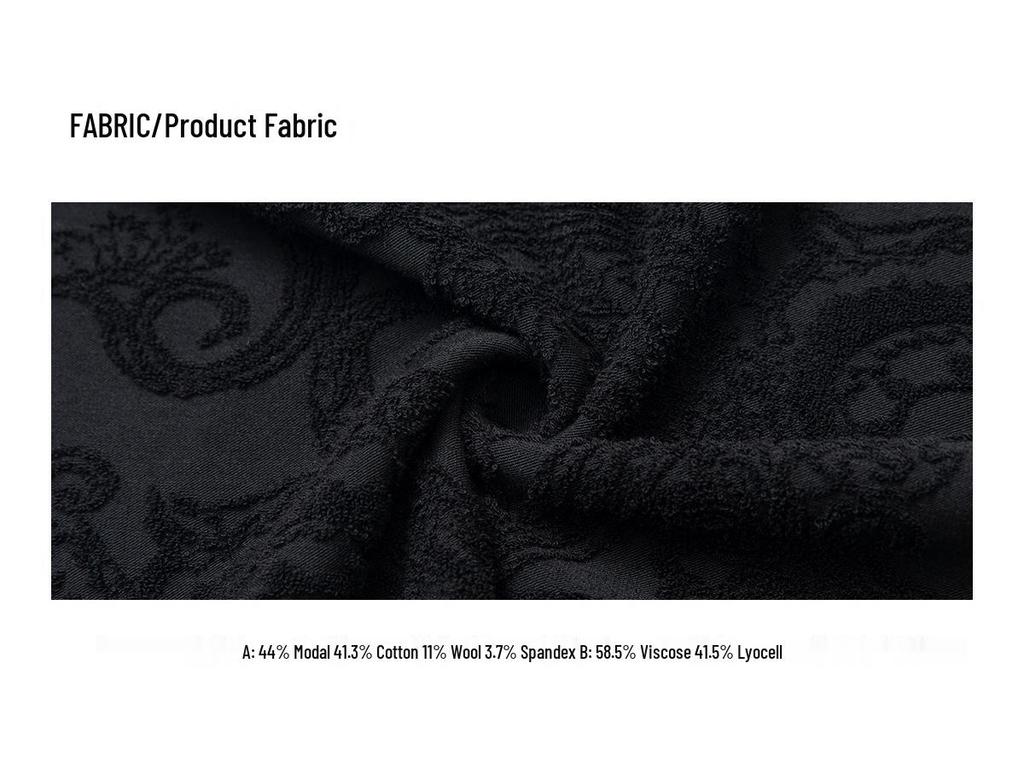 COLNE Spring Retro Paisley Wool-Blend Shorts C6068
