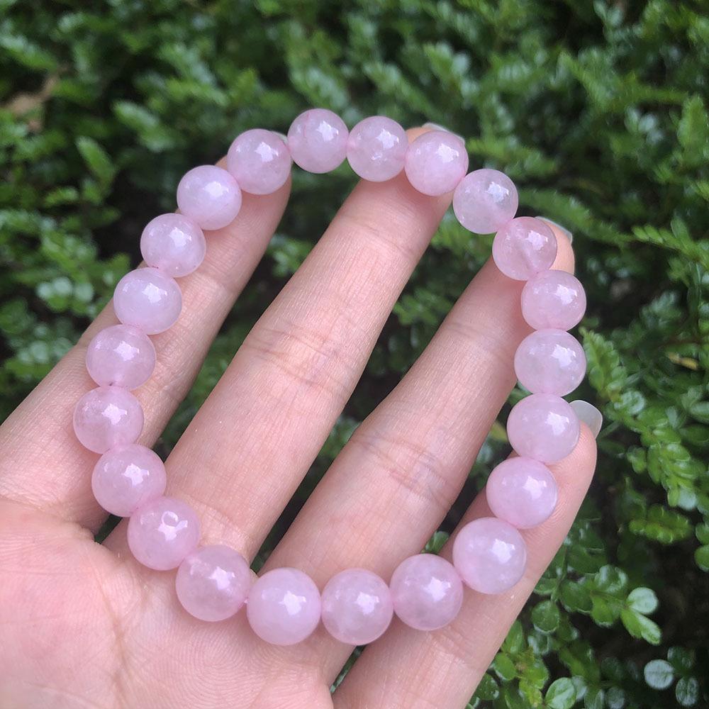 8mm Natural Amazonite Raw Stone Women's Energy Charm Bracelet