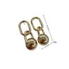 Metal Wind Simple Ball Ring Buckle Hollow Earrings Fashionable Hollow Ball Geometric Stud Earrings