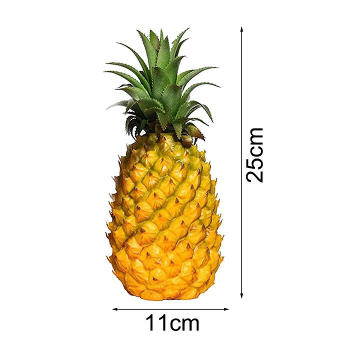 Artificial Pineapple Fake Fruits Figurine Decor Craft Household Shop DIY Tropical Display Photography Prop Decor