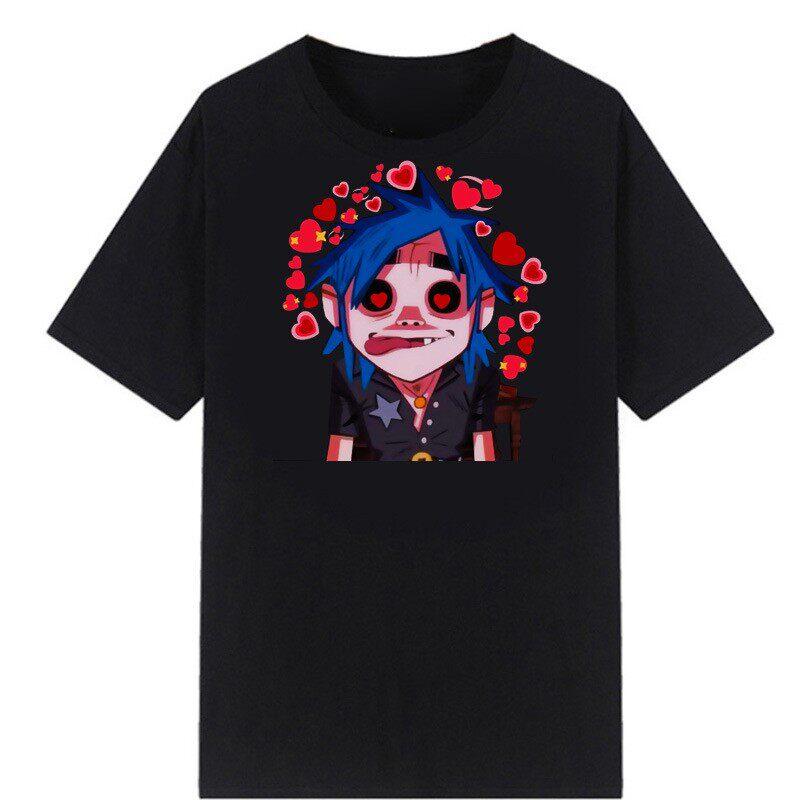 2026 Harajuku Anime Shirt Gorillaz Adult Great Quality Tshirt Graphic Tshirt Highend Luxury Unisex Style Both Of Unisex And Unisex