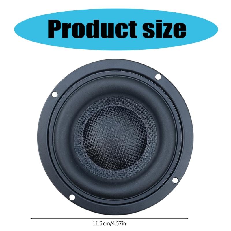 Powerful 4inch Basses Speakers 40W High Sensitivity Loudspeaker with Ventilated Frame for Efficient Heat Dissipation